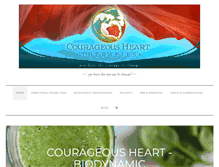 Tablet Screenshot of courageousheart.net